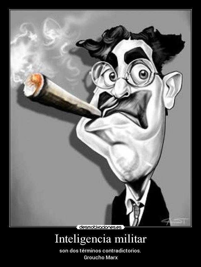 carteles inteligencia militar son dos terminos contradictorios desmotivaciones