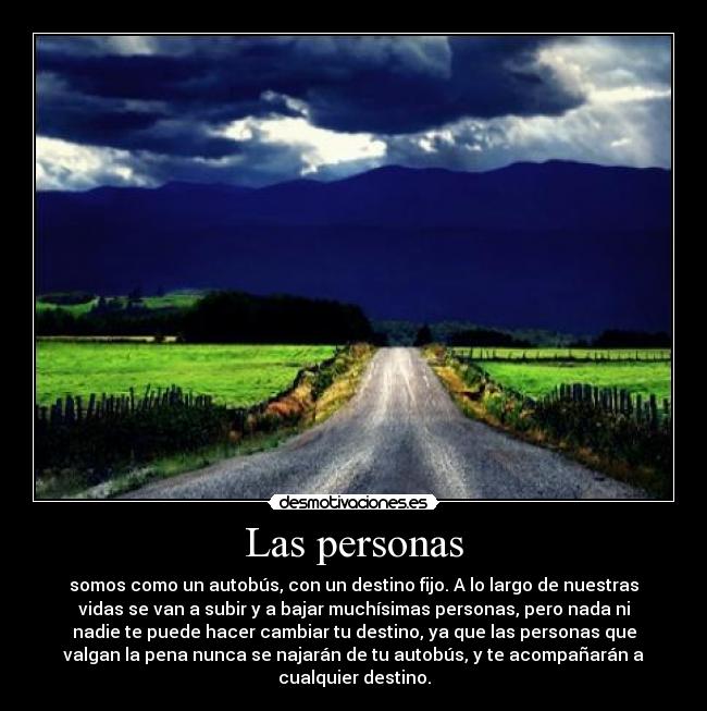 Las personas -