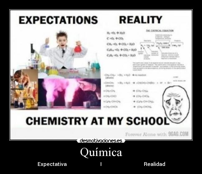 Química - Expectativa I Realidad