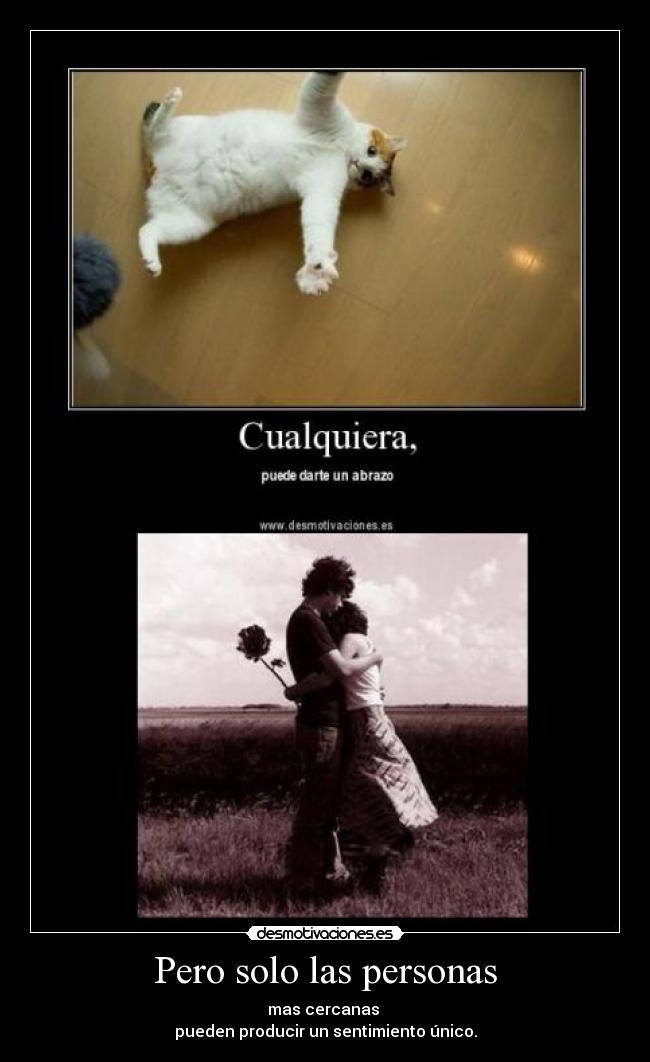 Pero solo las personas -