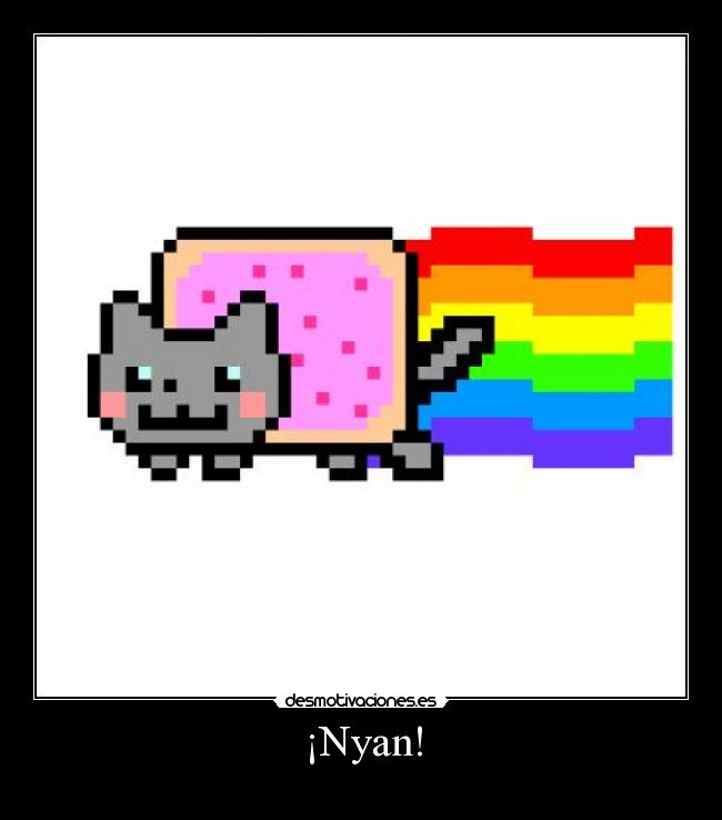 carteles nyan cat desmotivaciones