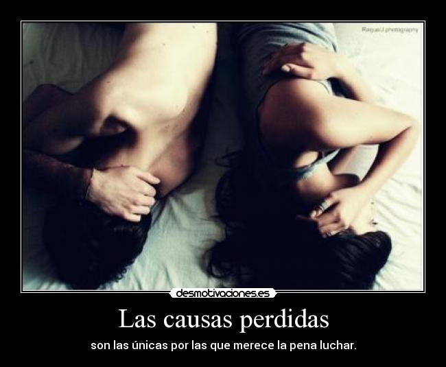 carteles causas perdidas desmotivaciones