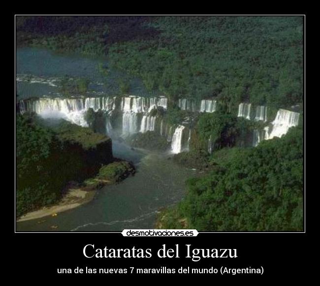 Cataratas del Iguazu - una de las nuevas 7 maravillas del mundo (Argentina)