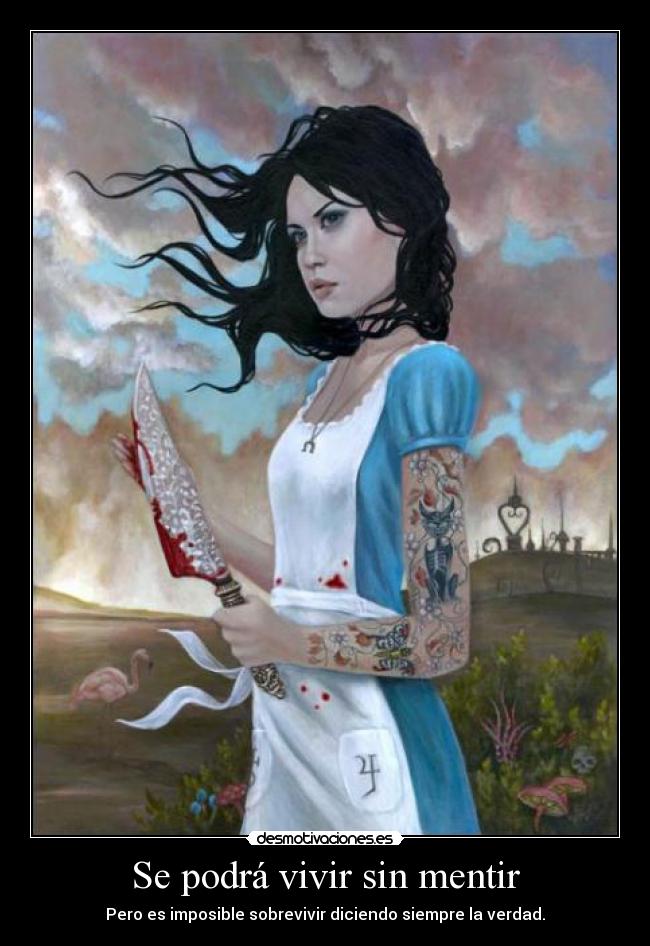 carteles alice madness returns desmotivaciones