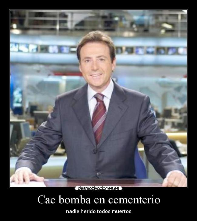 Cae bomba en cementerio - 