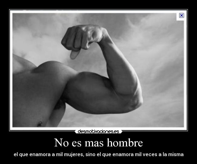 No es mas hombre -