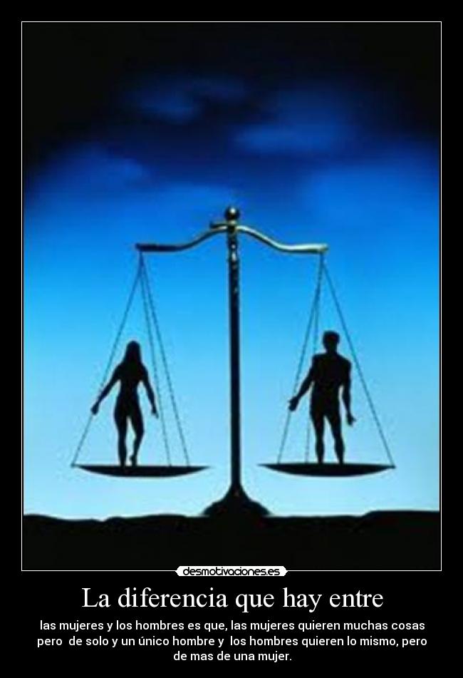 La diferencia que hay entre -