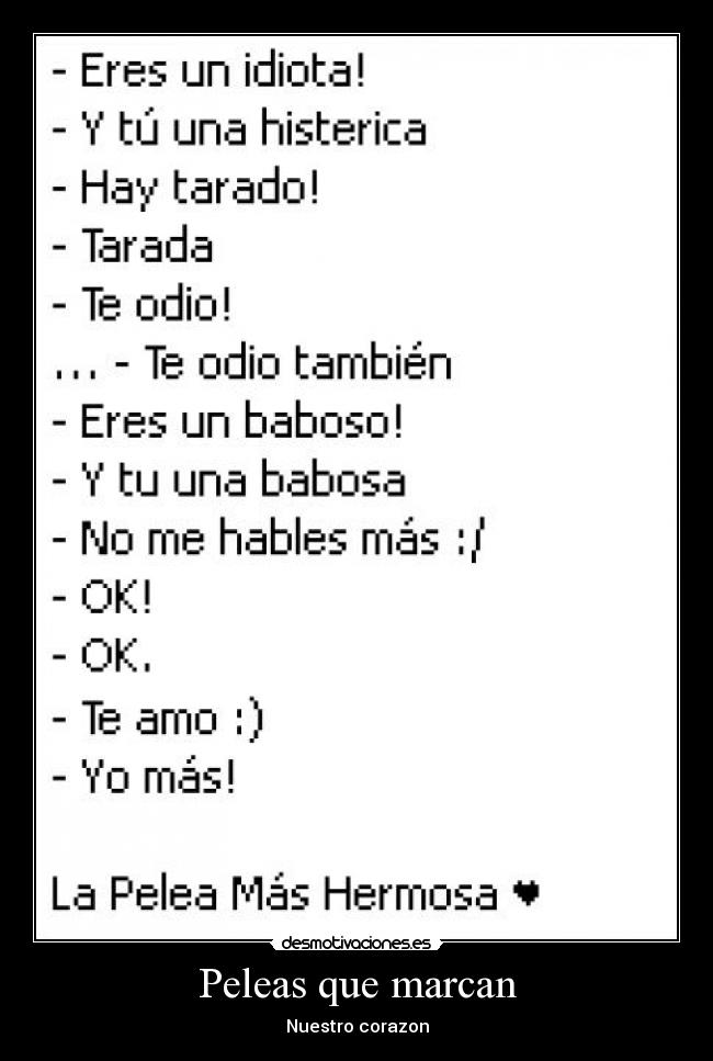 Peleas que marcan - Nuestro corazon