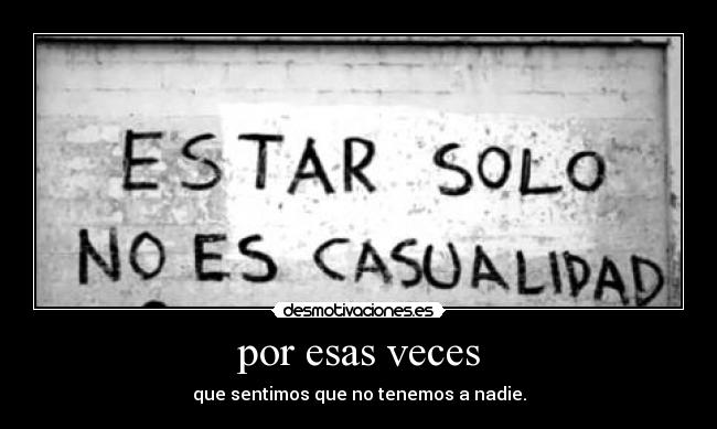 por esas veces - 