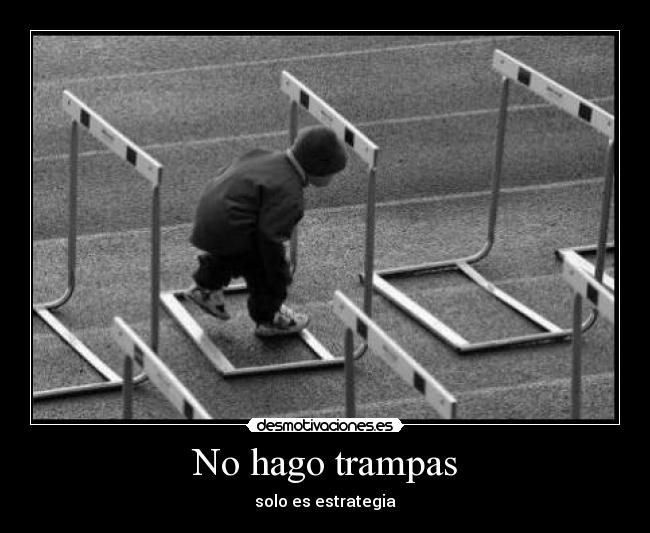 carteles jxm trampas estrategia desmotivaciones