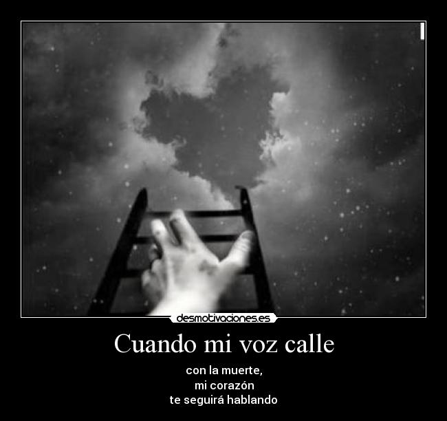Cuando mi voz calle - 