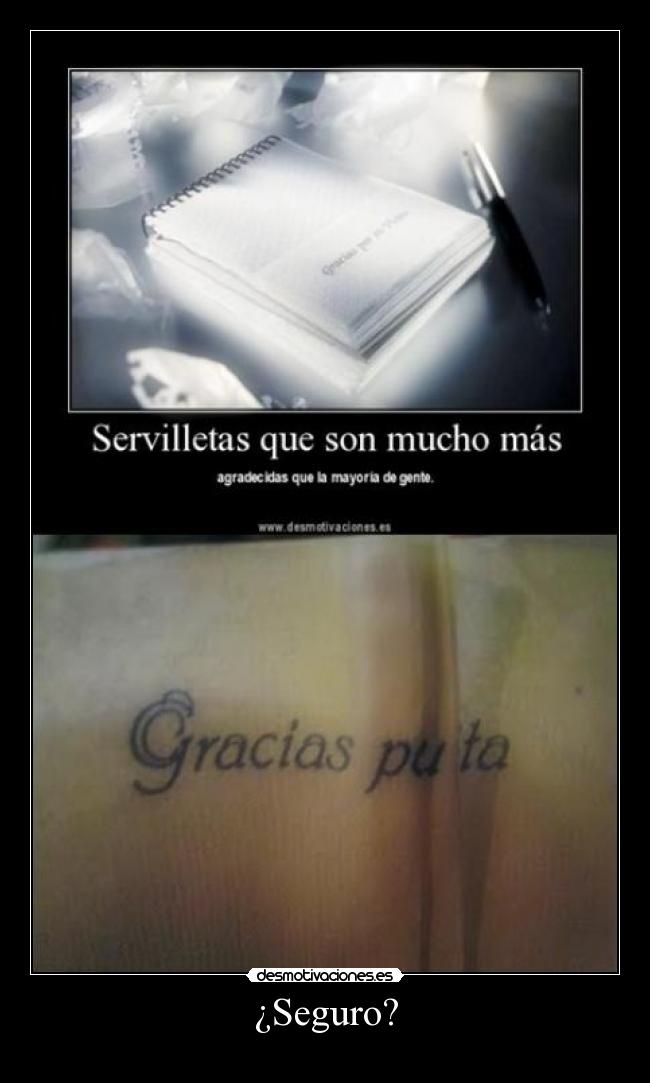 ¿Seguro? -