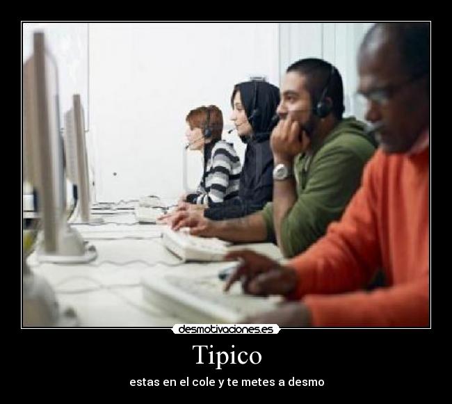 Tipico - estas en el cole y te metes a desmo