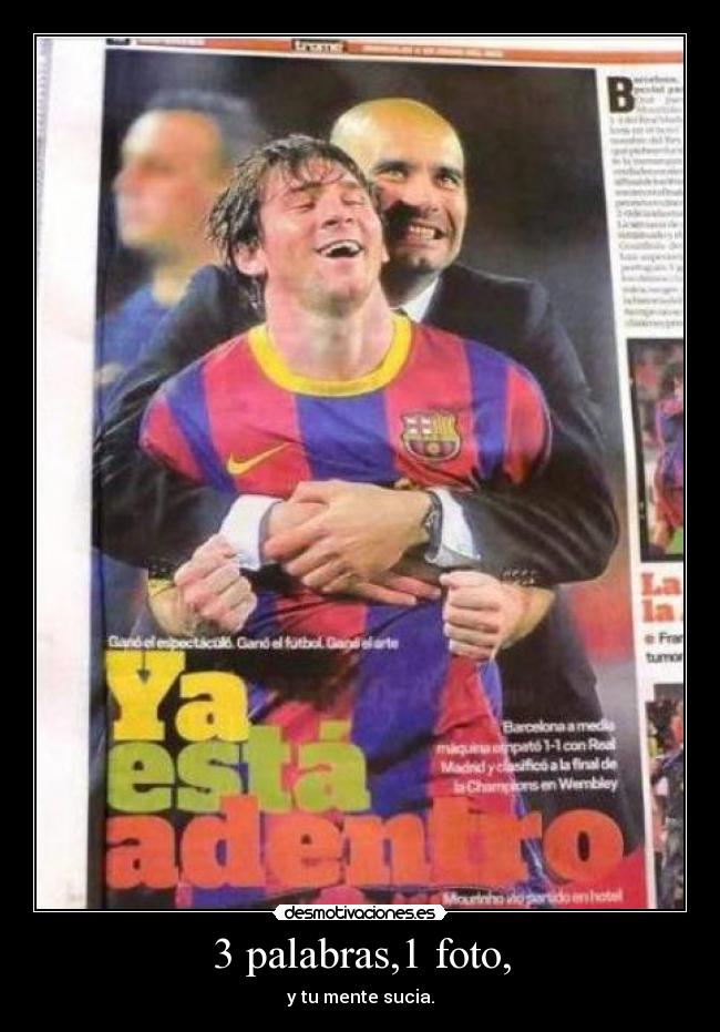 3 palabras,1 foto, - 