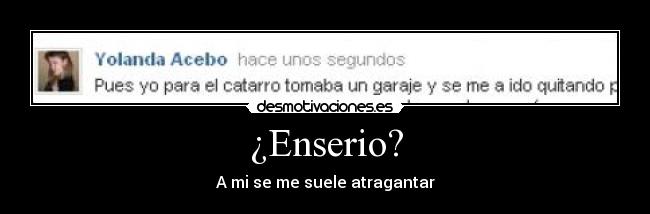 ¿Enserio? - 