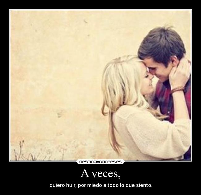 A veces, - 