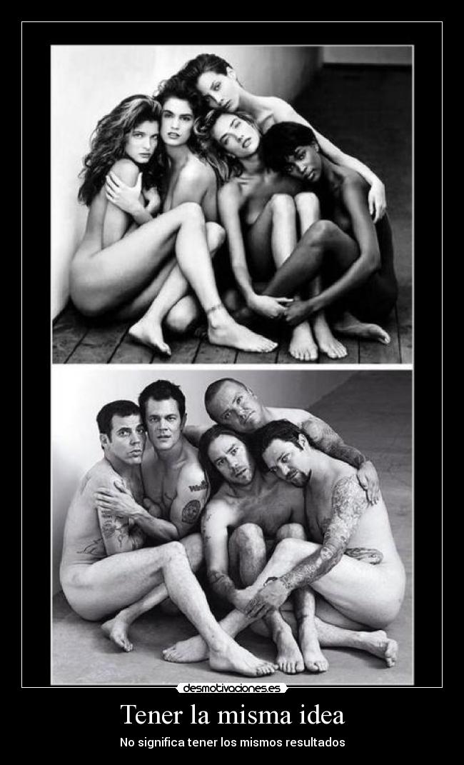 Tener la misma idea - 