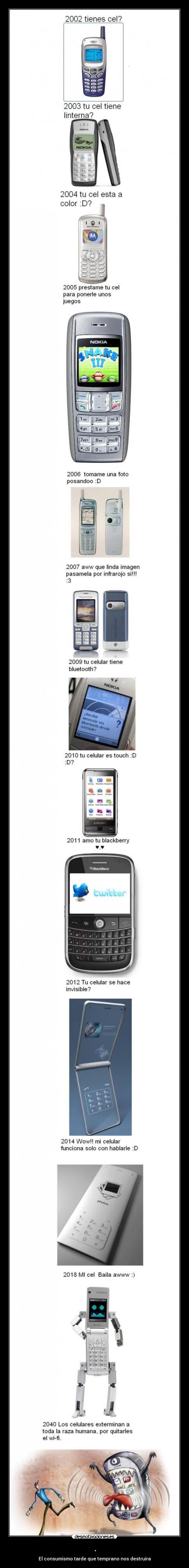 . - El consumismo tarde que temprano nos destruira