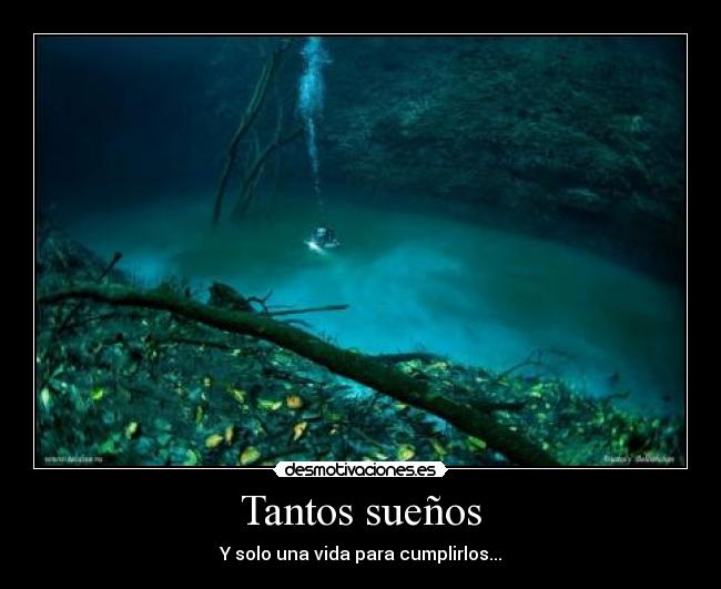 Tantos sueños - Y solo una vida para cumplirlos...