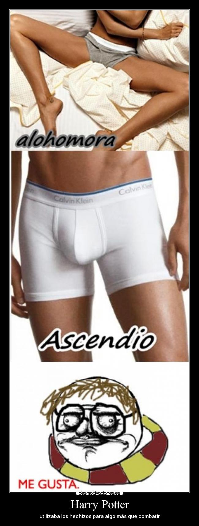Harry Potter - utilizaba los hechizos para algo más que combatir