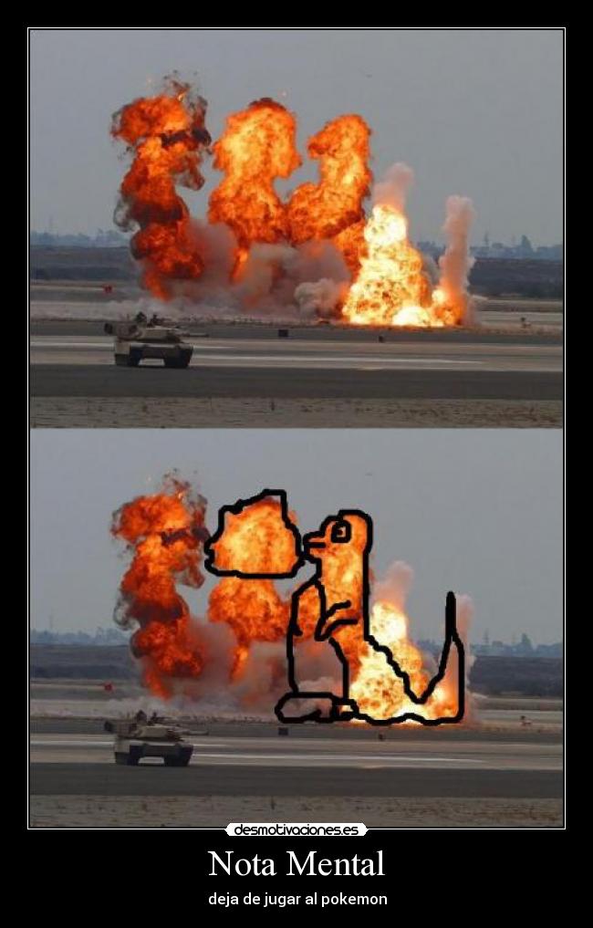 Nota Mental - deja de jugar al pokemon