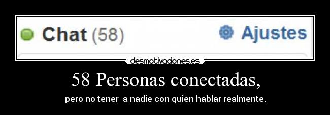 58 Personas conectadas, - 