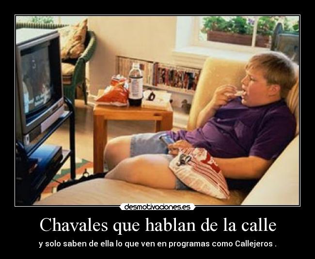 Chavales que hablan de la calle -