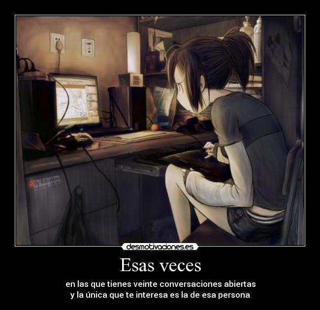 Esas veces -
