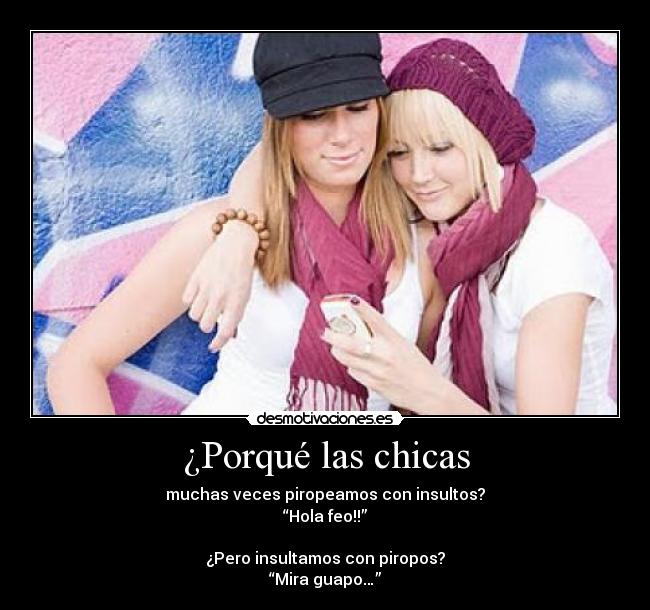 ¿Porqué las chicas - 