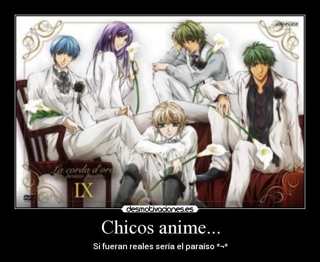 Chicos anime... -