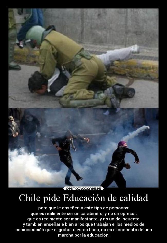 Chile pide Educación de calidad - 