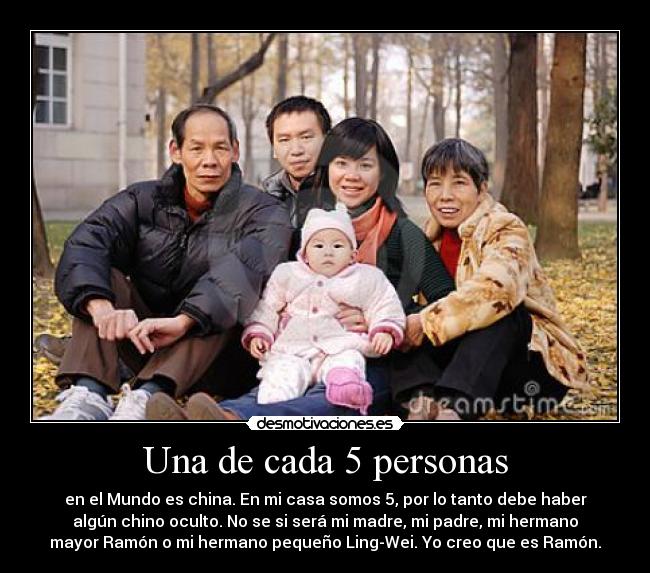 Una de cada 5 personas -