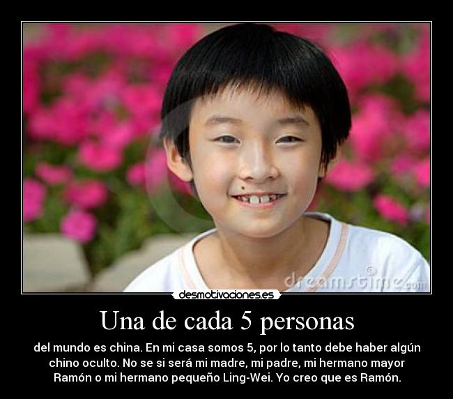 Una de cada 5 personas - 