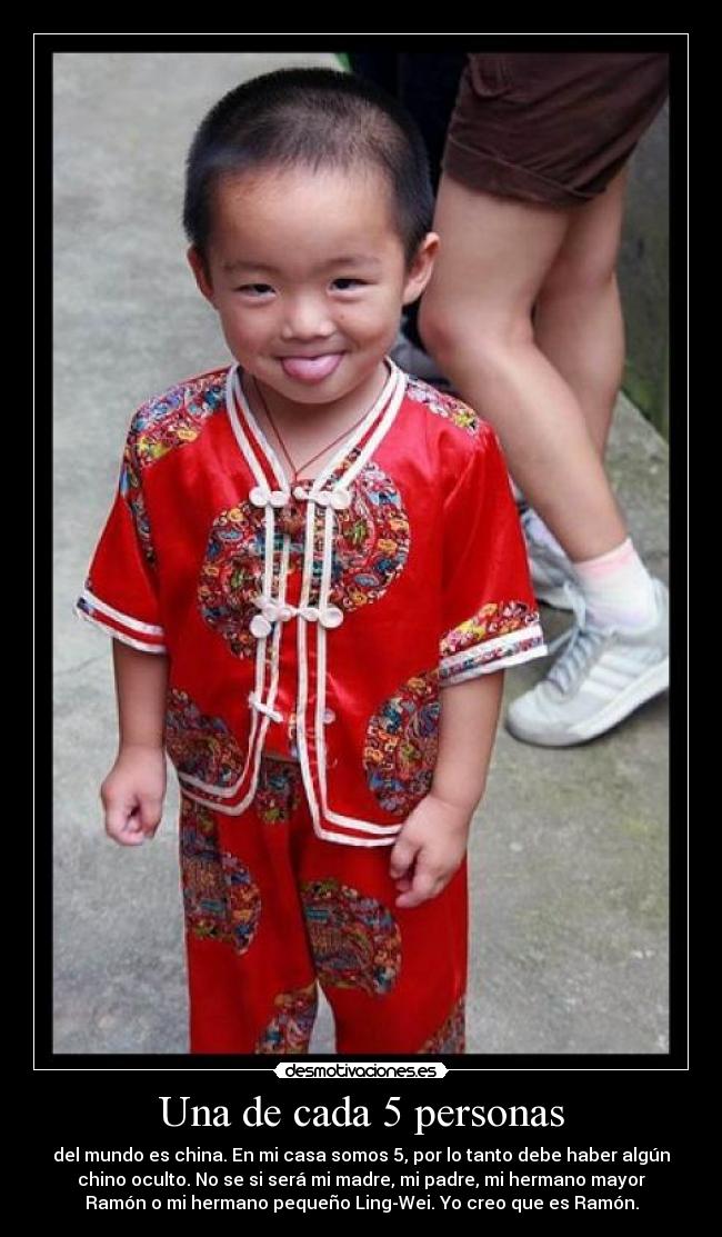 Una de cada 5 personas -