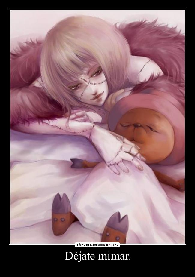 carteles chopper cindry dormir mimar one piece dejarse desmotivaciones
