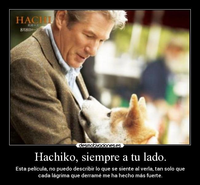 carteles hachi dogs story una pelicula increible podras evitar llorar desmotivaciones
