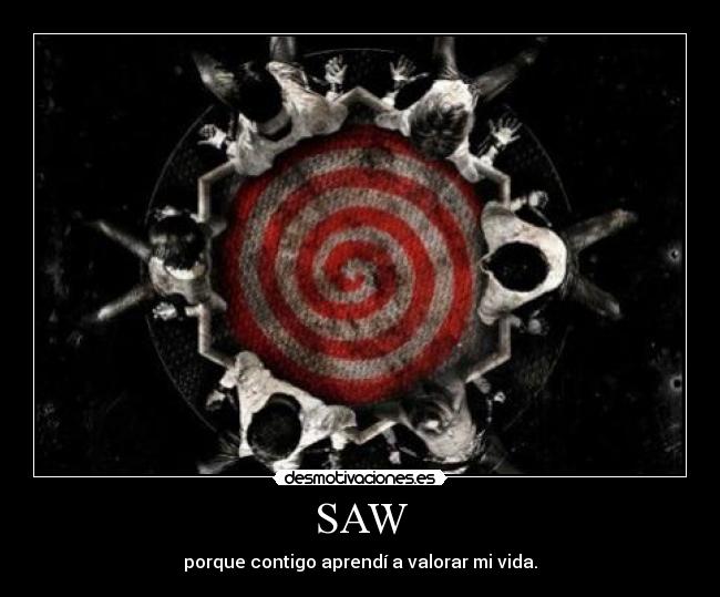carteles saw desmotivaciones