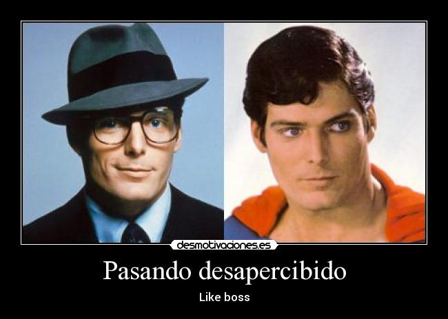 Pasando desapercibido -