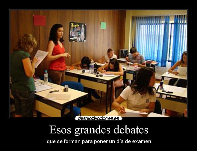 Esos grandes debates -