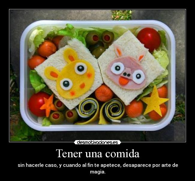 carteles comida pum desmotivaciones