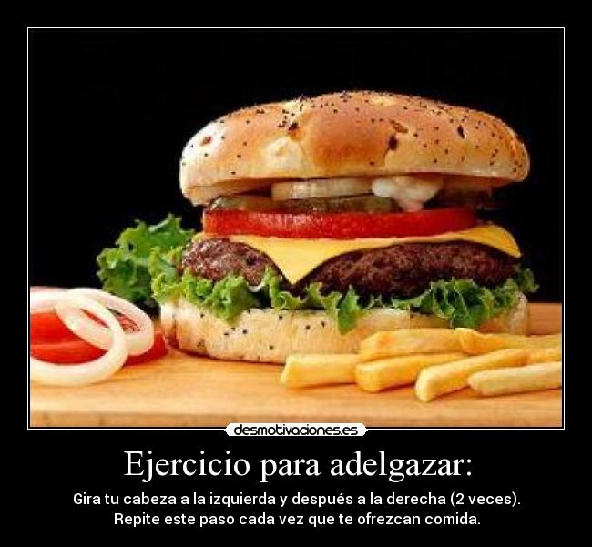 Ejercicio para adelgazar: -
