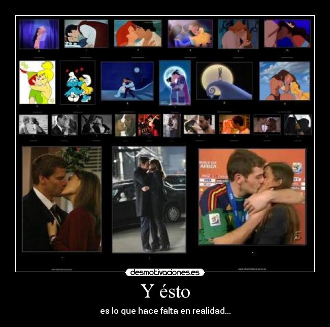 Y ésto - es lo que hace falta en realidad...