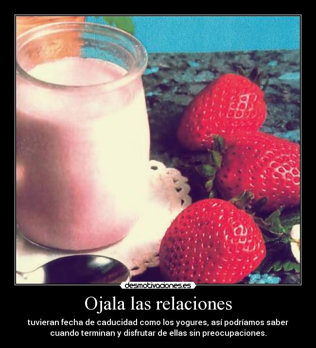 Ojala las relaciones - 