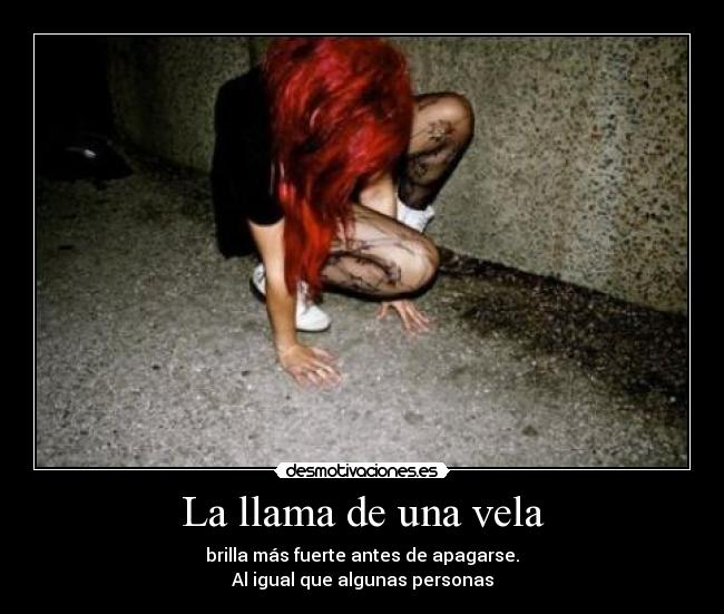 La llama de una vela - 