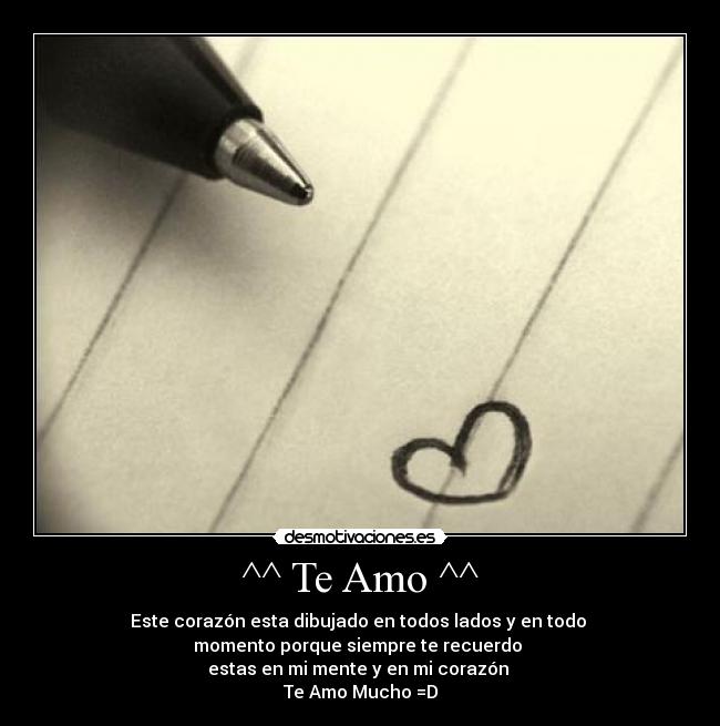 ^^ Te Amo ^^ -