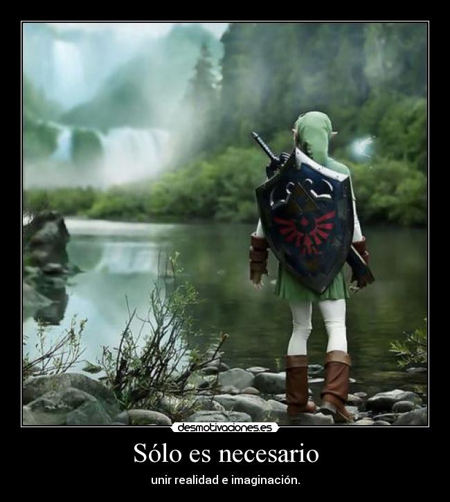 carteles thelegendofzelda cosplay link desmotivaciones