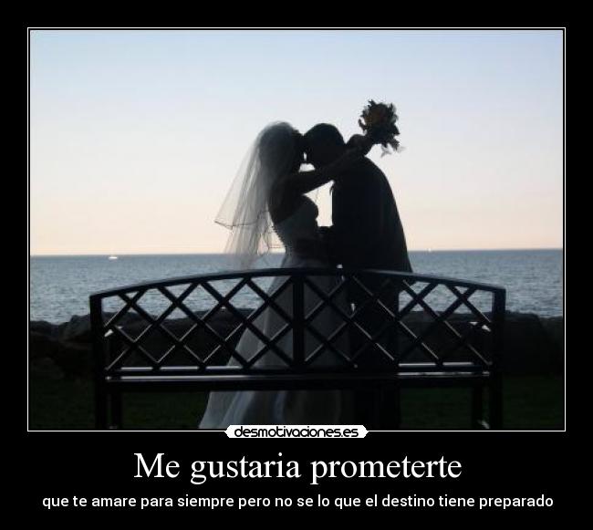 Me gustaria prometerte -