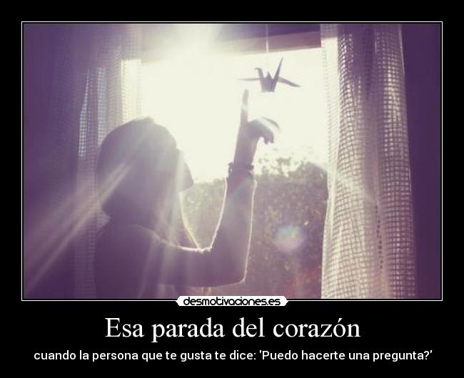 carteles corazon pregunta amor parada corazon desmotivaciones