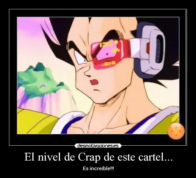 carteles jaja vegeta crap desmotivaciones