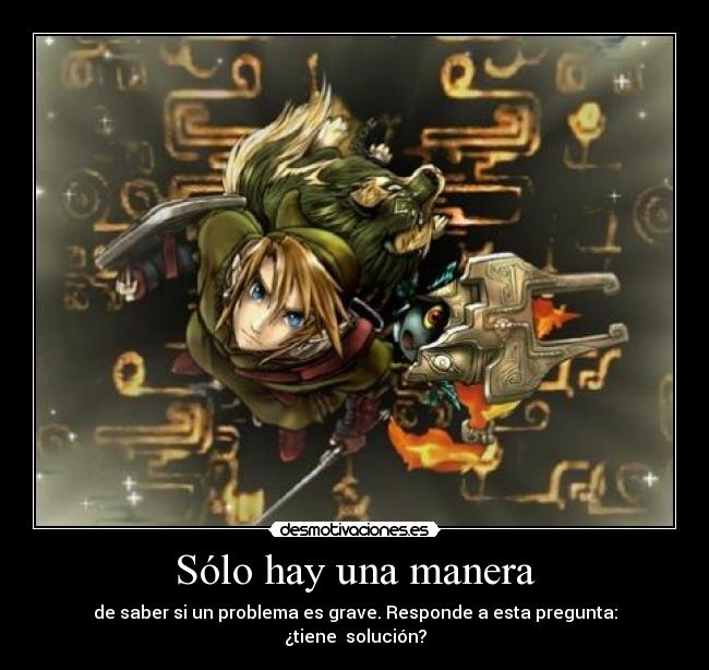Sólo hay una manera - de saber si un problema es grave. Responde a esta pregunta:
¿tiene solución?